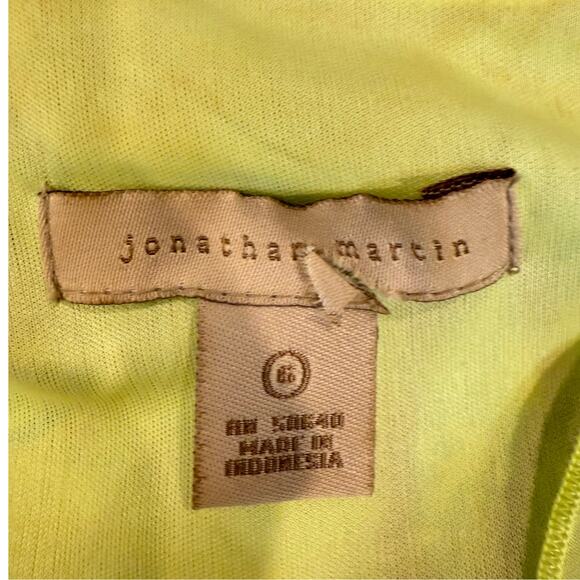 VTG Jonathan Martin Y2k size 6 yellow blue ruffle babydoll wrap dress coquette - Picture 6 of 12